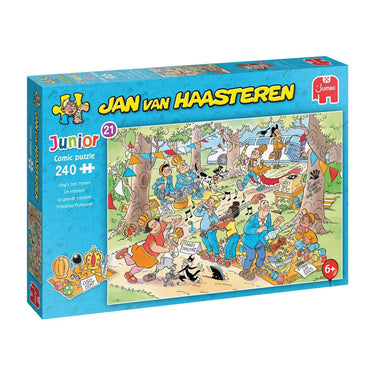 Jumbo jan van haasteren junior puzzel 21 de vrijmarkt 240 stukjes
