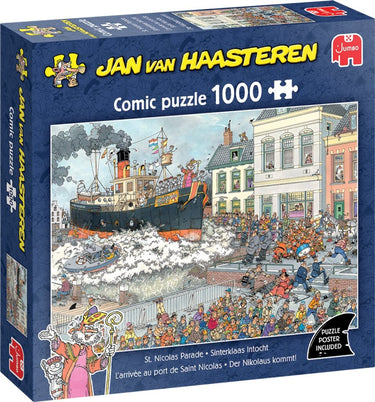 Jan van haasteren - sinterklaas intocht - 1000 stukjes puzzel - legpuzzel volwassenen - jvh