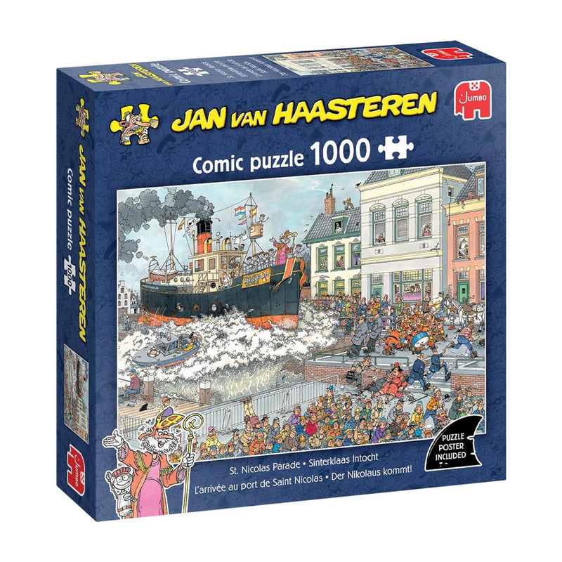 Load image into Gallery viewer, Jumbo jan van haasteren puzzel sinterklaas intocht 1000 stukjes
