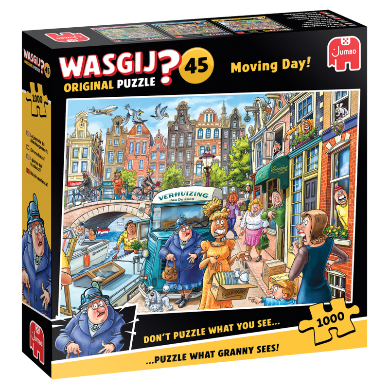 Load image into Gallery viewer, Jumbo wasgij original 45 - verhuisdag! - 1000 stukjes puzzel - legpuzzel
