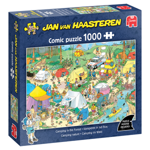 Jumbo puzzel 1000 st. jvh - kamperen in het bos