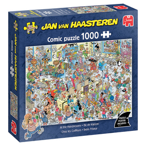 Jumbo puzzel 1000 st. jvh bij de kapper