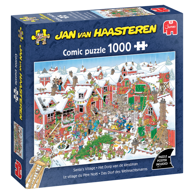 Load image into Gallery viewer, Jumbo puzzel 1000 st. jvh - het dorp van de kerstman

