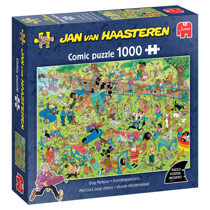 Load image into Gallery viewer, Jumbo puzzel 1000 st. jvh hondenparcours
