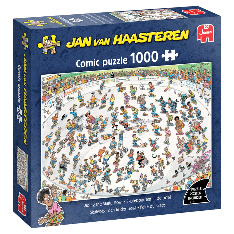 Load image into Gallery viewer, Jumbo puzzel 1000 st. jvh - skateboarden in de bowl
