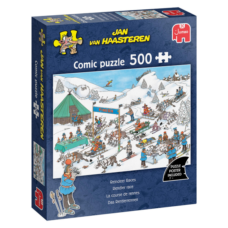 Load image into Gallery viewer, Jumbo puzzel 500 st. jvh rendier race
