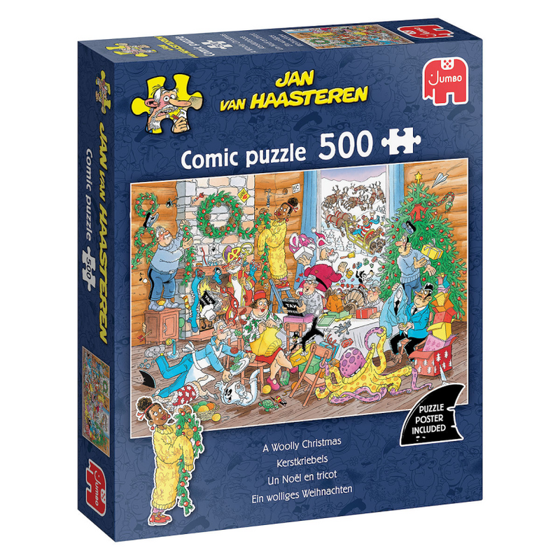 Load image into Gallery viewer, Jumbo puzzel 500 st. jvh kerstkriebels
