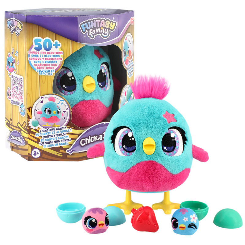 Load image into Gallery viewer, Jumbo funtasy family chick-a-boo - interactieve knuffel
