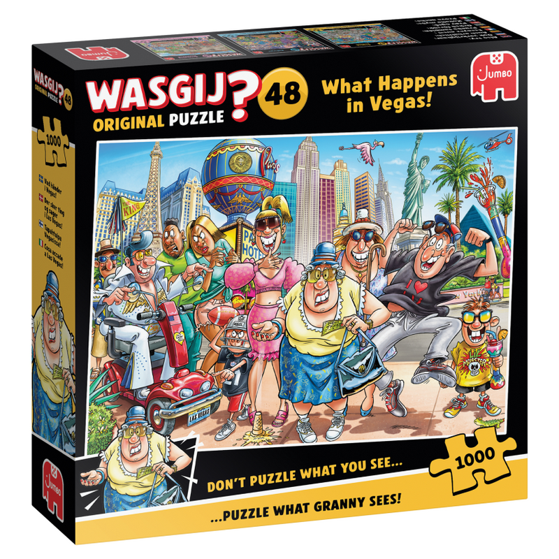 Load image into Gallery viewer, Jumbo wasgij original 48 - what happens in vegas! - 1000st.
