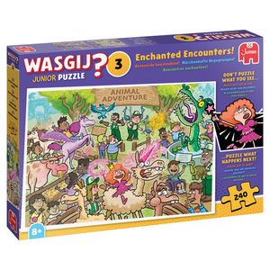 Jumbo wasgij junior - betoverde beestenboel! - 240 stukjes - legpuzzel voor kinderen