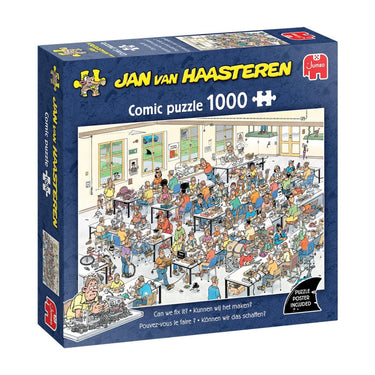 Jumbo jan van haasteren puzzel kunnen wij het maken? 1000 stukjes