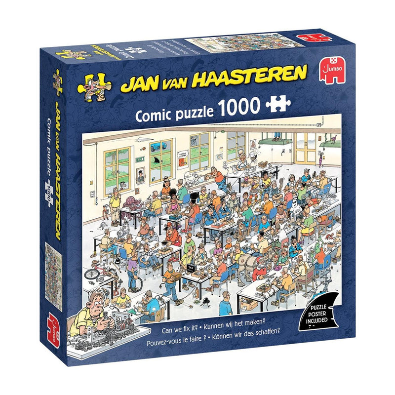 Afbeelding laden in galerijviewer, Jumbo jan van haasteren puzzel kunnen wij het maken? 1000 stukjes
