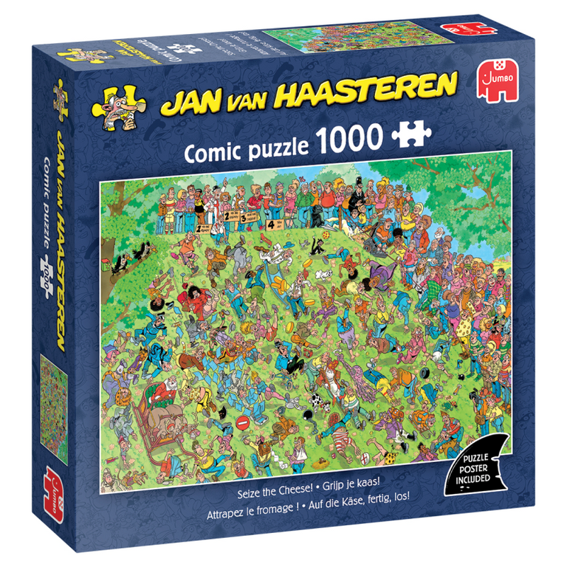 Load image into Gallery viewer, Jumbo puzzel 1000 st. jvh - grijp je kaas!
