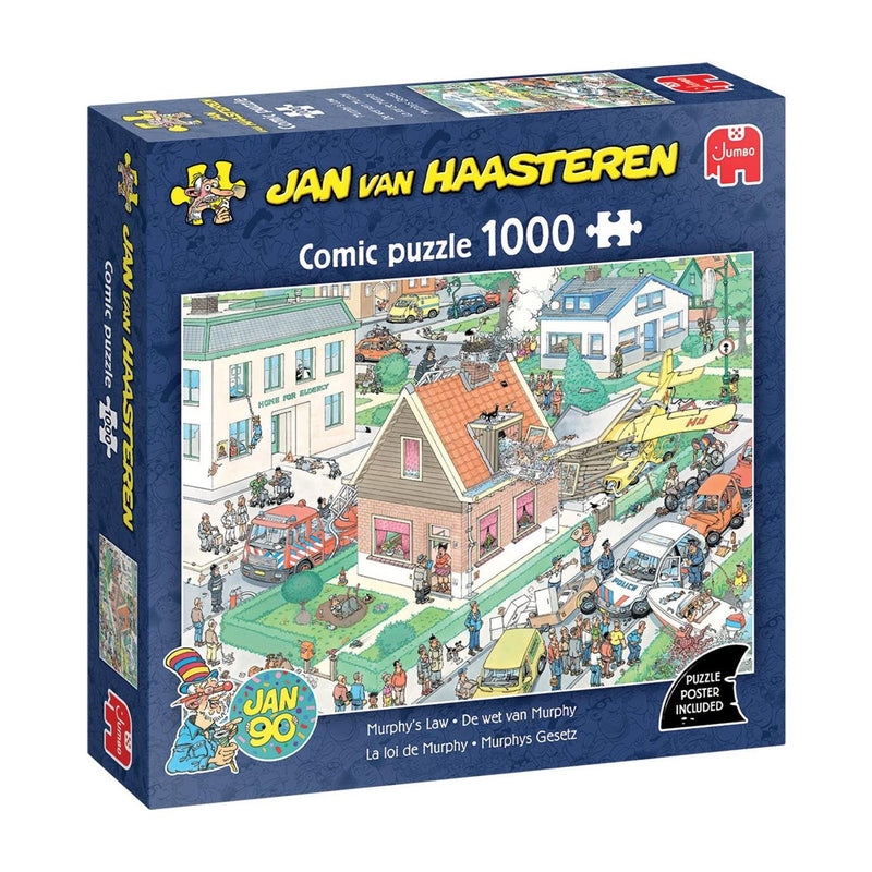 Load image into Gallery viewer, Jumbo jan van haasteren puzzel de wet van murphy 1000 stukjes

