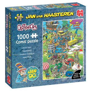 Jumbo jan van haasteren puzzel oldtimers parcel panic 1000 stukjes