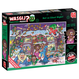 Jumbo wasgij christmas 22 legpuzzel - niet zo'n stille nacht! - 2x1000st.