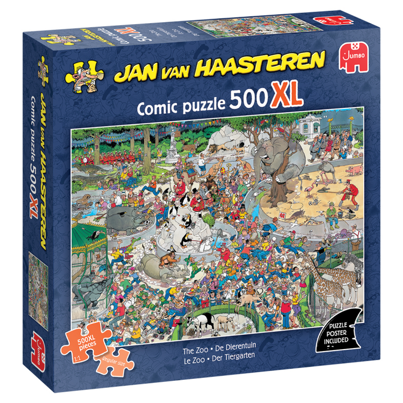 Load image into Gallery viewer, Jumbo puzzel 500xl st. jvh - de dierentuin
