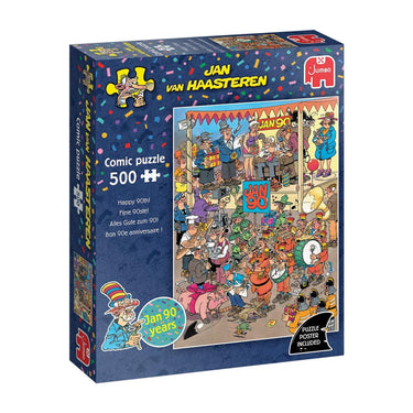 Jumbo jan van haasteren puzzel fijne 90ste 500 stukjes