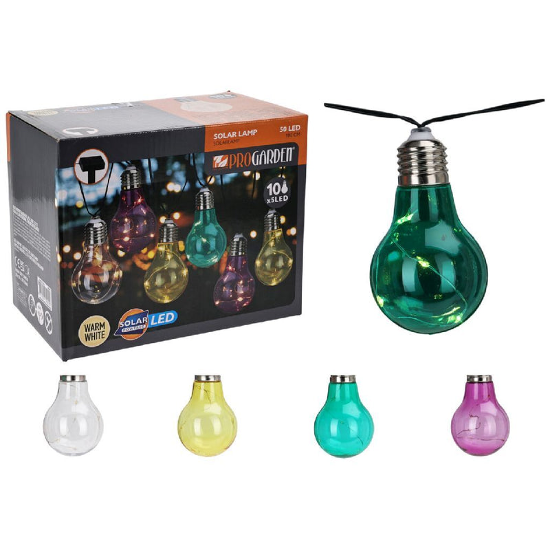 Afbeelding laden in galerijviewer, Pro garden solar feestverlichting 10x5 led 180 cm
