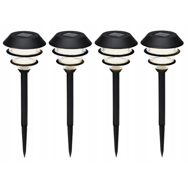 Load image into Gallery viewer, Pro garden solar tuinlampen 4 stuks zwart
