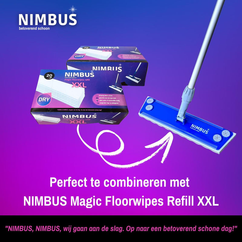 Load image into Gallery viewer, Nimbus magic floor sweeper xxl alu steel
