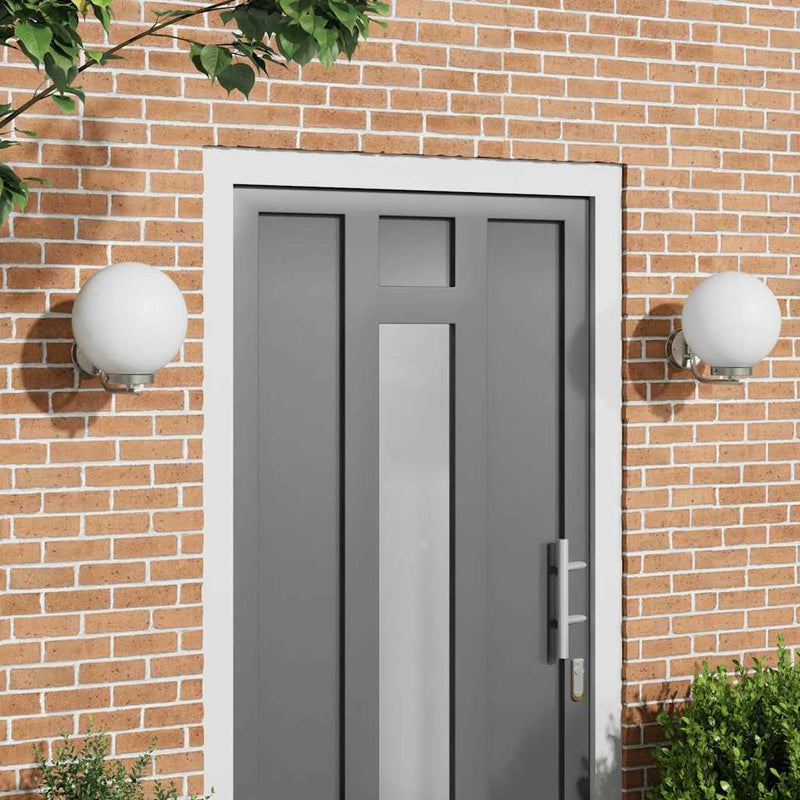 Load image into Gallery viewer, Vidaxl buiten wandlamp 2 pcs zilver 29 x 25 x 33 cm
