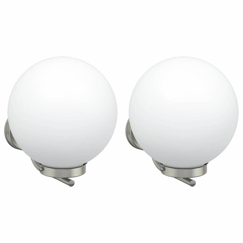 Load image into Gallery viewer, Vidaxl buiten wandlamp 2 pcs zilver 29 x 25 x 33 cm
