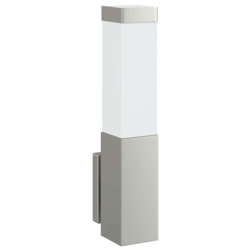 Load image into Gallery viewer, Vidaxl buiten wandlamp zilver 10.5 x 6 x 33 cm
