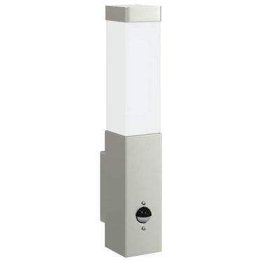 Vidaxl buiten wandlamp zilver 10.5 x 6 x 33 cm