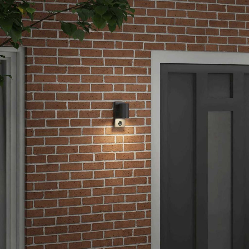 Load image into Gallery viewer, Vidaxl buiten wandlamp zwart 6,5 x 10,5 x 16 cm rvs en glas
