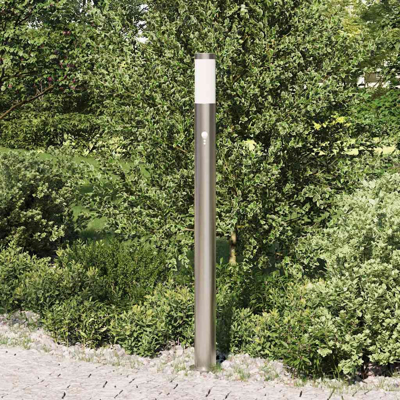 Load image into Gallery viewer, Vidaxl bolderverlichting met sensor 110 cm roestvrij staal ip44
