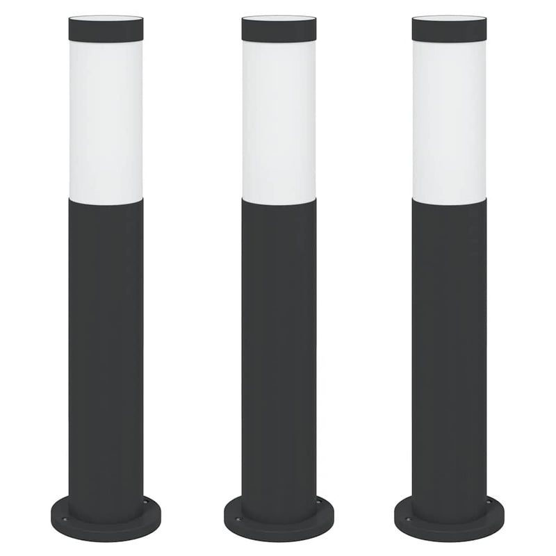 Load image into Gallery viewer, Vidaxl bolderverlichting 3 stuks 50 cm rvs ip44
