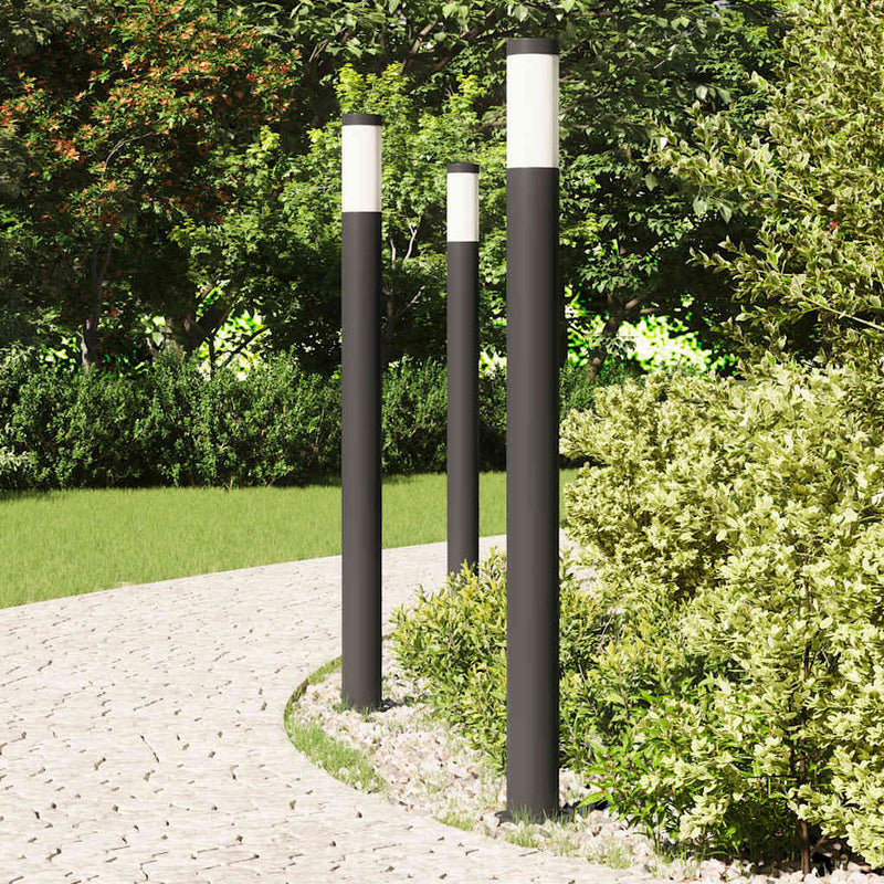 Load image into Gallery viewer, Vidaxl bolderverlichting 3 stuks 110 cm rvs ip44
