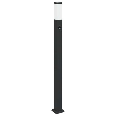 Vidaxl bolderverlichting met sensor 110 cm zwart ip44