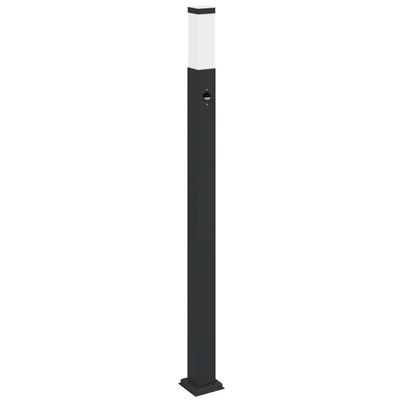 Load image into Gallery viewer, Vidaxl bolderverlichting met sensor 110 cm zwart ip44
