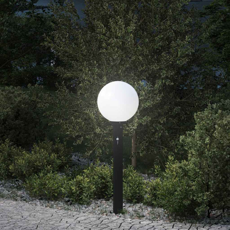 Load image into Gallery viewer, Vidaxl bolderverlichting met sensor 80 cm zwart ip44
