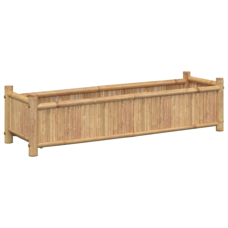 Load image into Gallery viewer, Vidaxl plantenbak 100x30x25 cm bamboe
