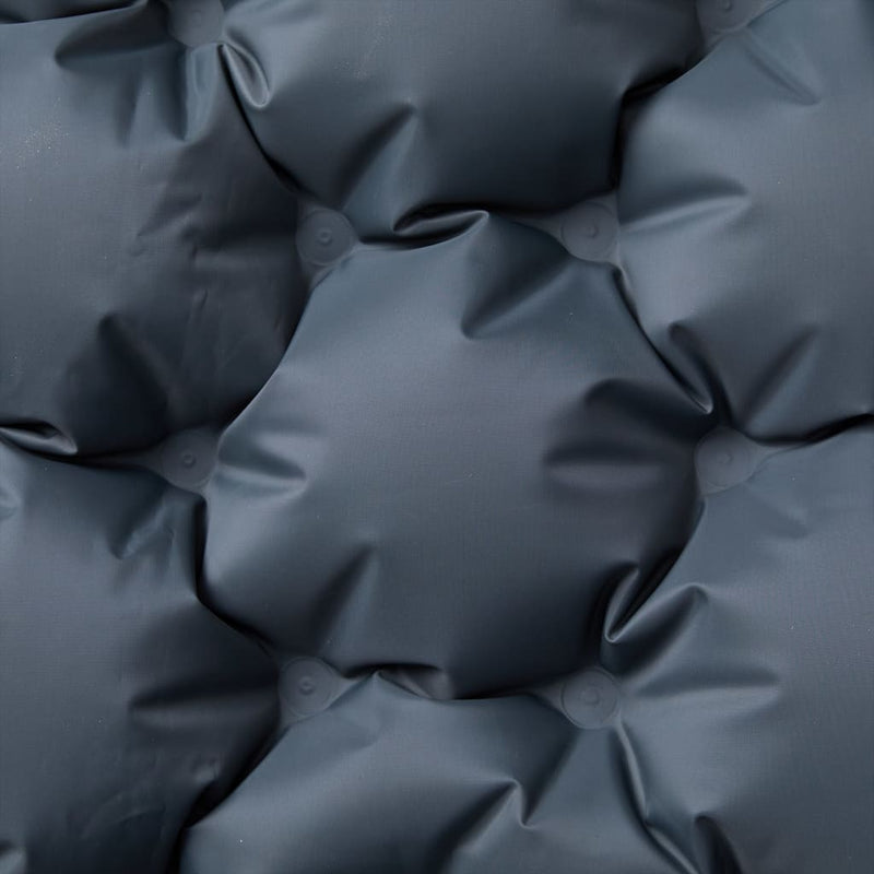 Load image into Gallery viewer, Vidaxl kampeermatras met kussens zelfopblazend 2-persoons grijs
