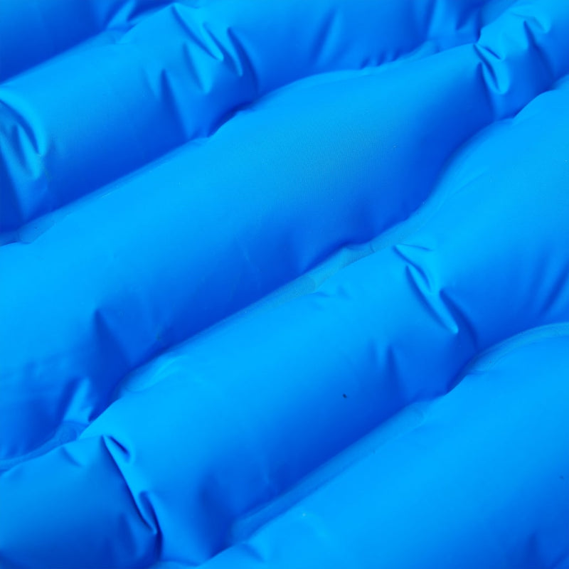 Load image into Gallery viewer, Vidaxl kampeermatras met kussen zelfopblazend 1-persoons blauw
