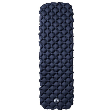 Vidaxl kampeermatras opblaasbaar 190x58x6 cm 1- persoons grijs