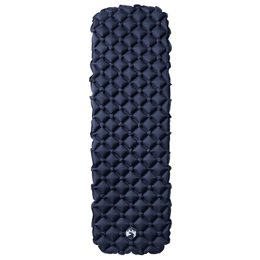 Vidaxl kampeermatras opblaasbaar 190x58x6 cm 1- persoons grijs