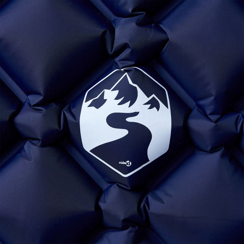 Load image into Gallery viewer, Vidaxl kampeermatras opblaasbaar 190x58x6 cm 1-persoons marineblauw
