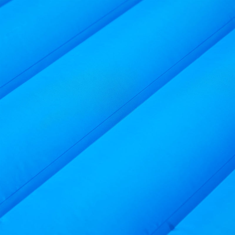 Load image into Gallery viewer, Vidaxl kampeermatras met kussen zelfopblazend 1-persoons blauw
