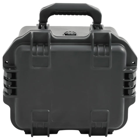 VidaXL Flightcase draagbaar 30x24,5x20 cm PP zwart