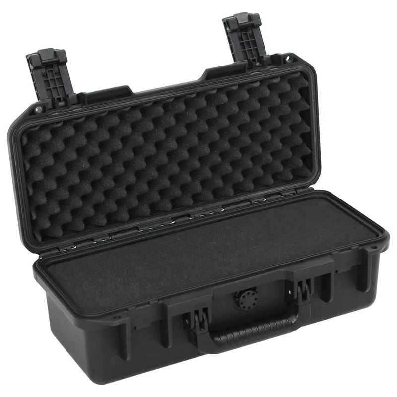 Load image into Gallery viewer, Vidaxl flightcase draagbaar 46,5x21,5x17,5 cm pp zwart
