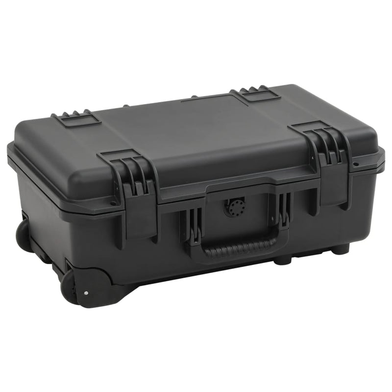 Load image into Gallery viewer, Vidaxl flightcase draagbaar 55x35x22,5 cm pp zwart
