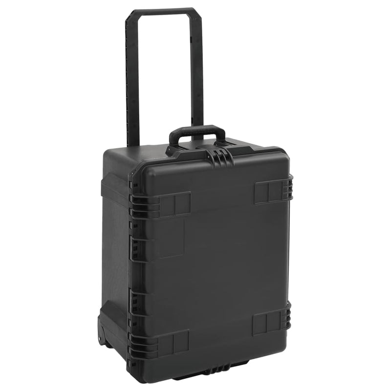Load image into Gallery viewer, Vidaxl flightcase draagbaar 62,5x49,5x37 cm pp zwart
