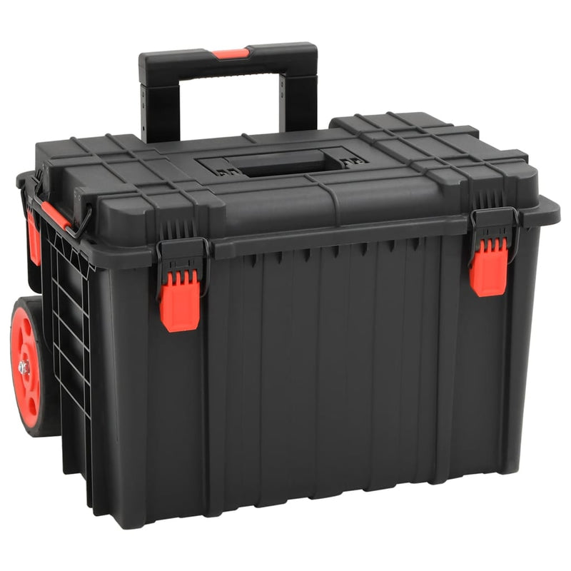 Load image into Gallery viewer, Vidaxl flightcase draagbaar 56,5x45,5x48 cm pp zwart
