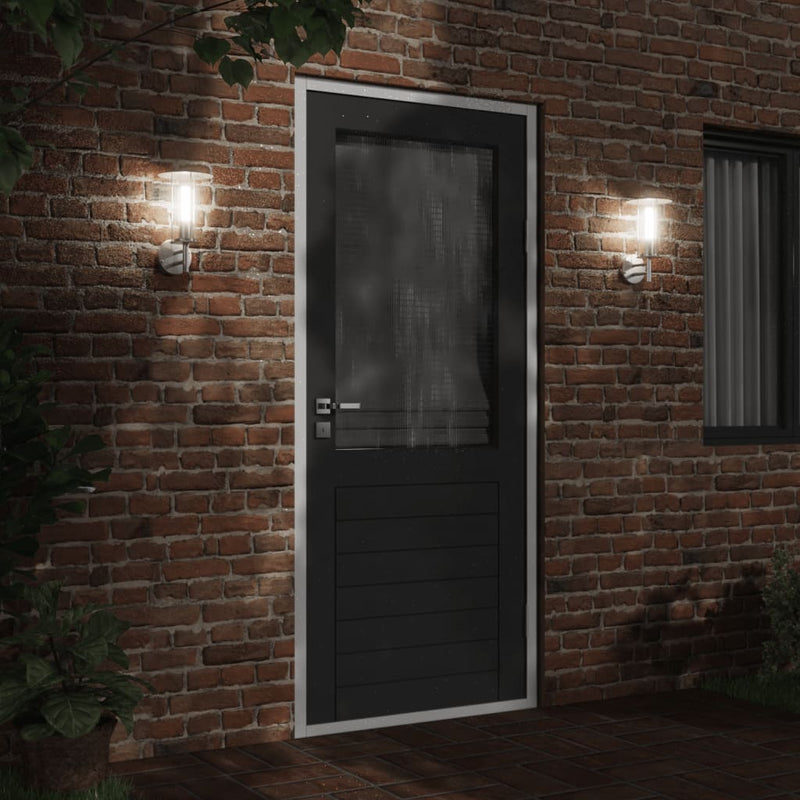 Load image into Gallery viewer, Vidaxl buitenwandlamp roestvrij staal zilverkleurig
