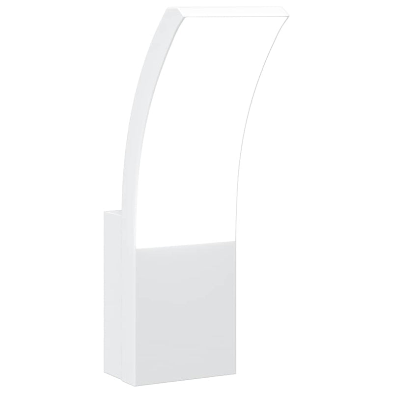 Load image into Gallery viewer, Vidaxl buitenwandlamp led gegoten aluminium wit
